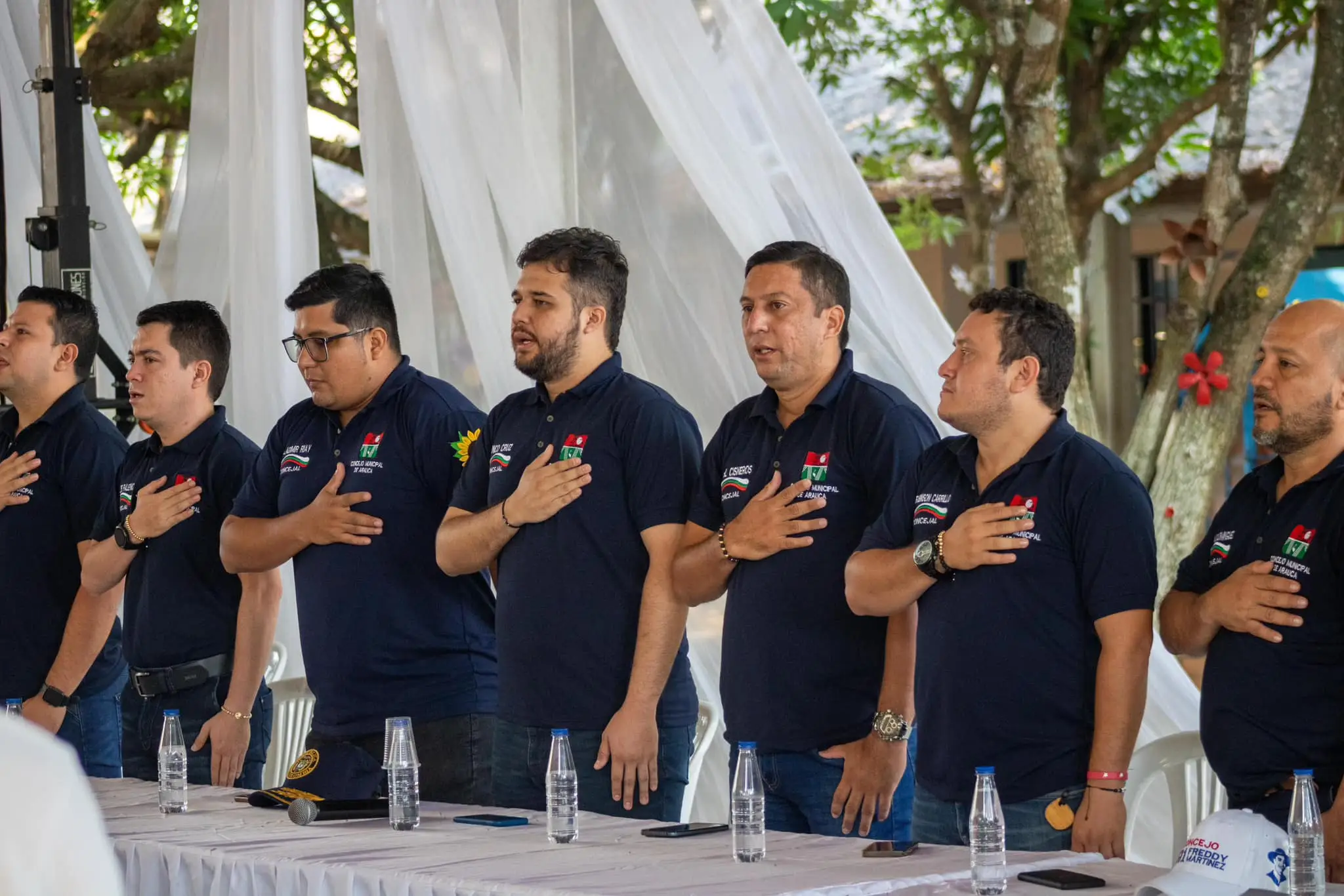Concejales de Arauca, en la apertura de construcción del Plan de Desarrollo ‘Arauca Próspera y Segura 2024-2027’.