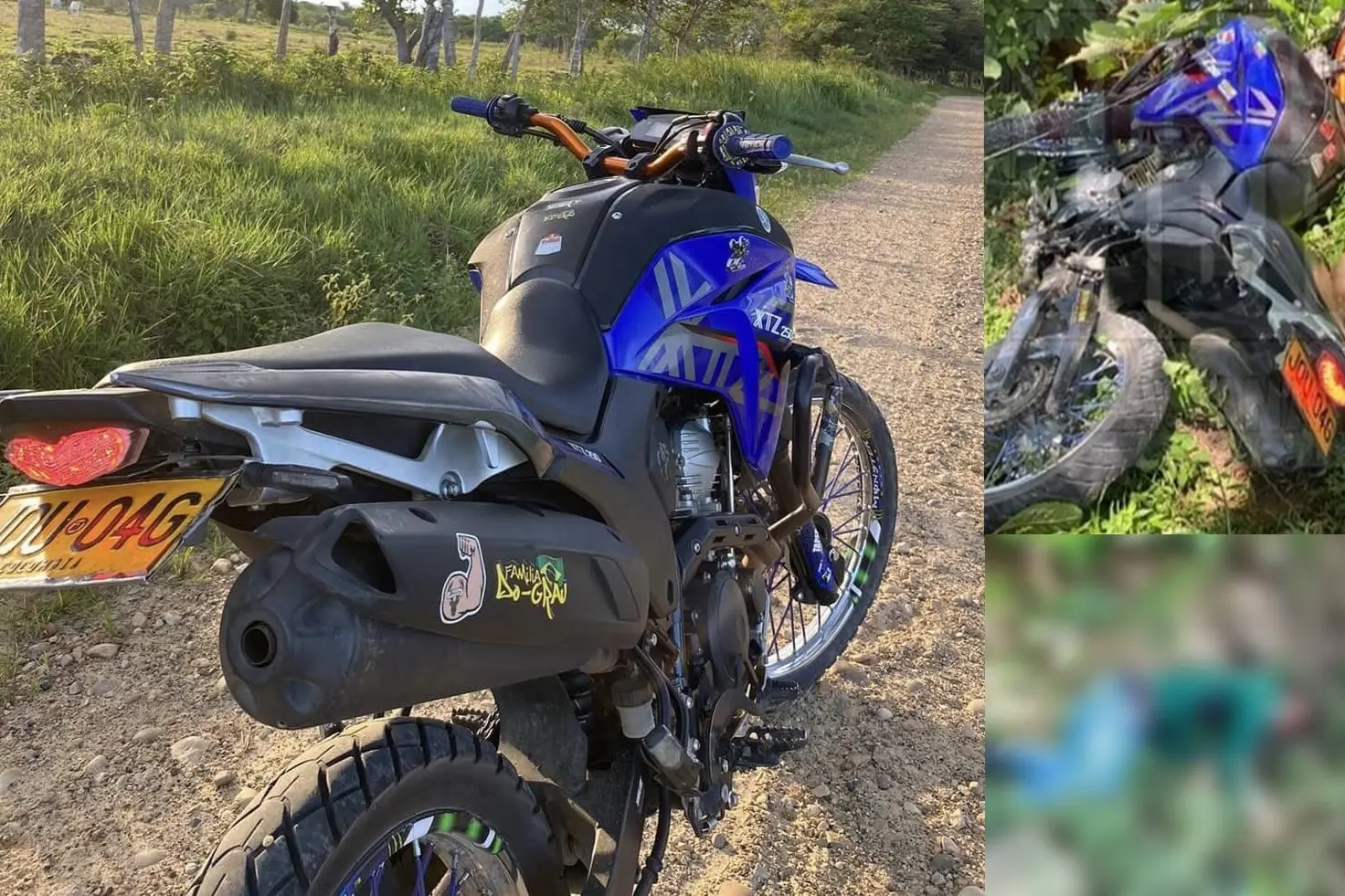 Aparece moto robada en Casanare junto al cadáver de un hombre en carretera de Tame