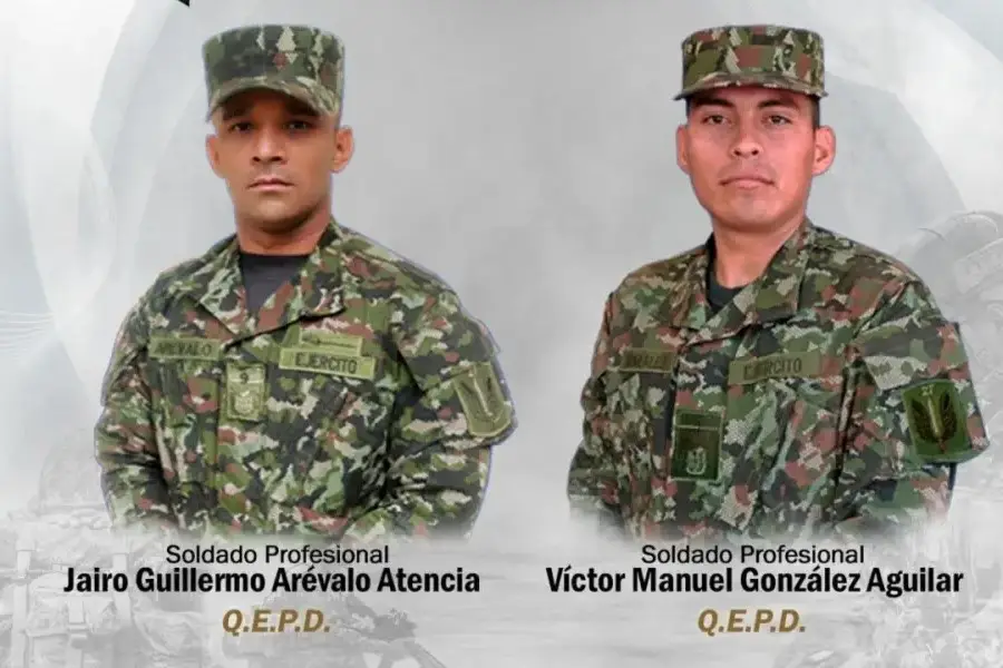 Dos soldados mueren en fuego amigo durante operación contra el ELN en Tame, Arauca