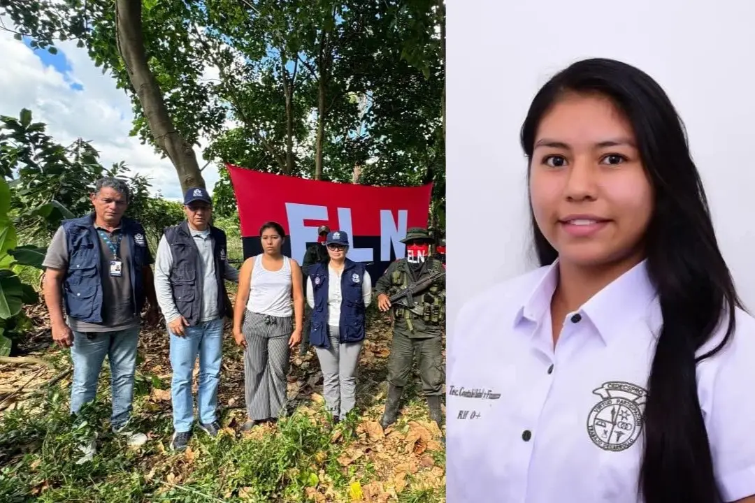 Jessica Mariana Albarracín, madre de dos niños pequeños, había sido llevada en contra de su voluntad el pasado sábado. Fue entregada este lunes a una comisión humanitaria.