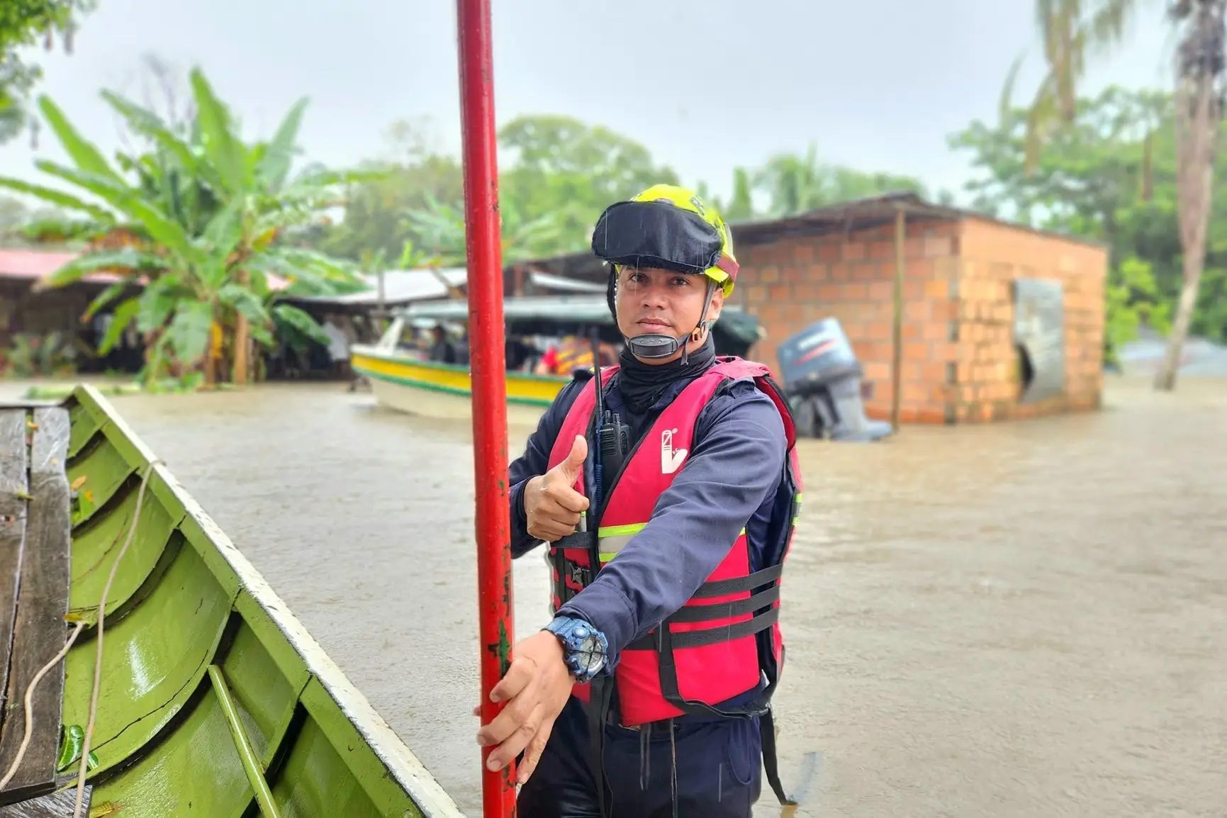Emergencia en Orocué por desbordamiento del río Meta más de 70 familias afectadas 