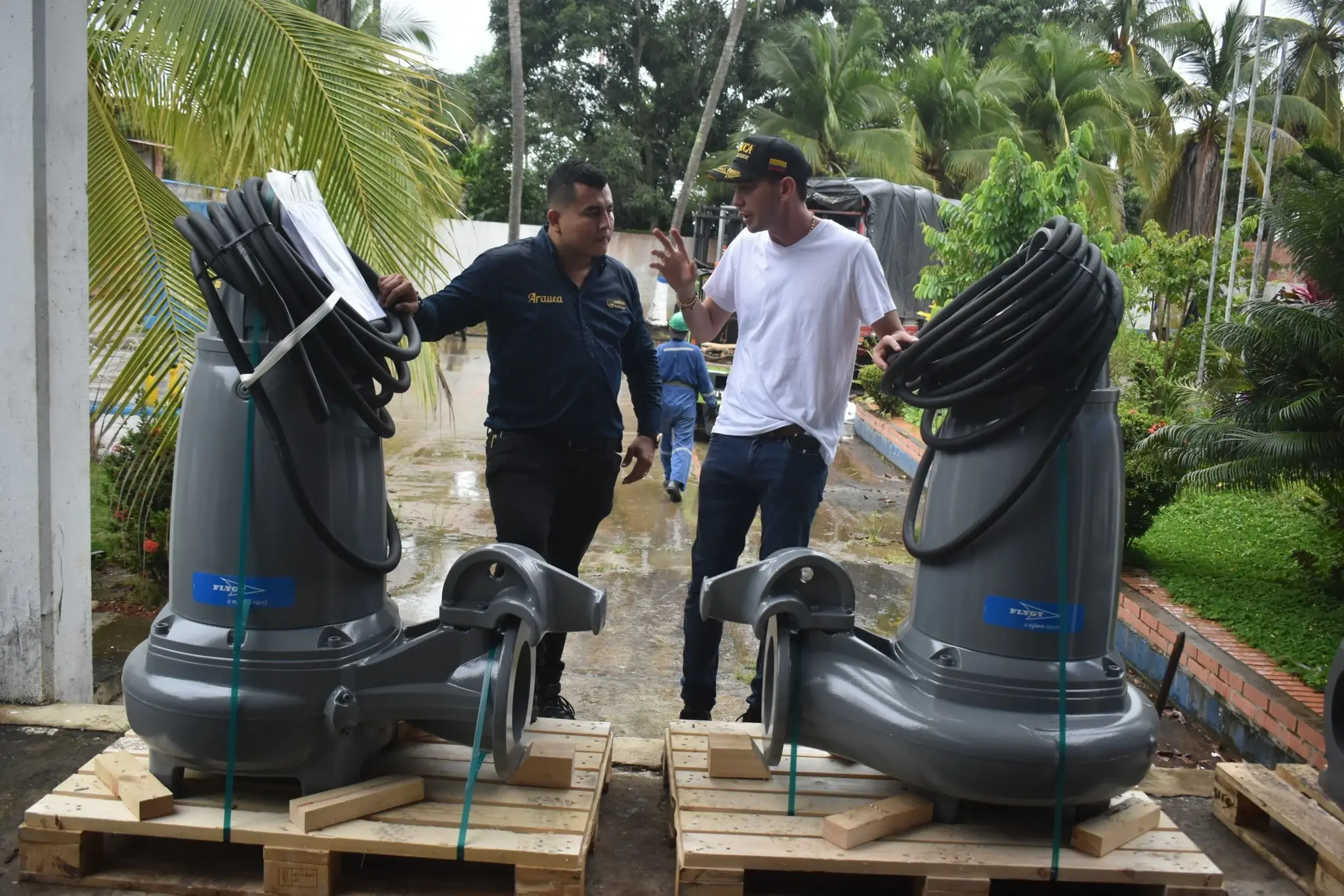 Arauca renueva su sistema de captación con modernas bombas de agua Flygt