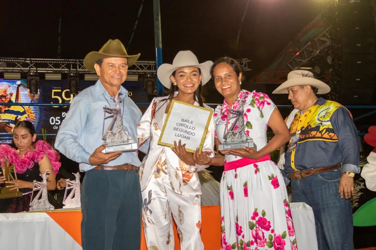 2. Juan Gutiérrez y Maira Gutiérrez- Colombia, Pareja de baile criollo