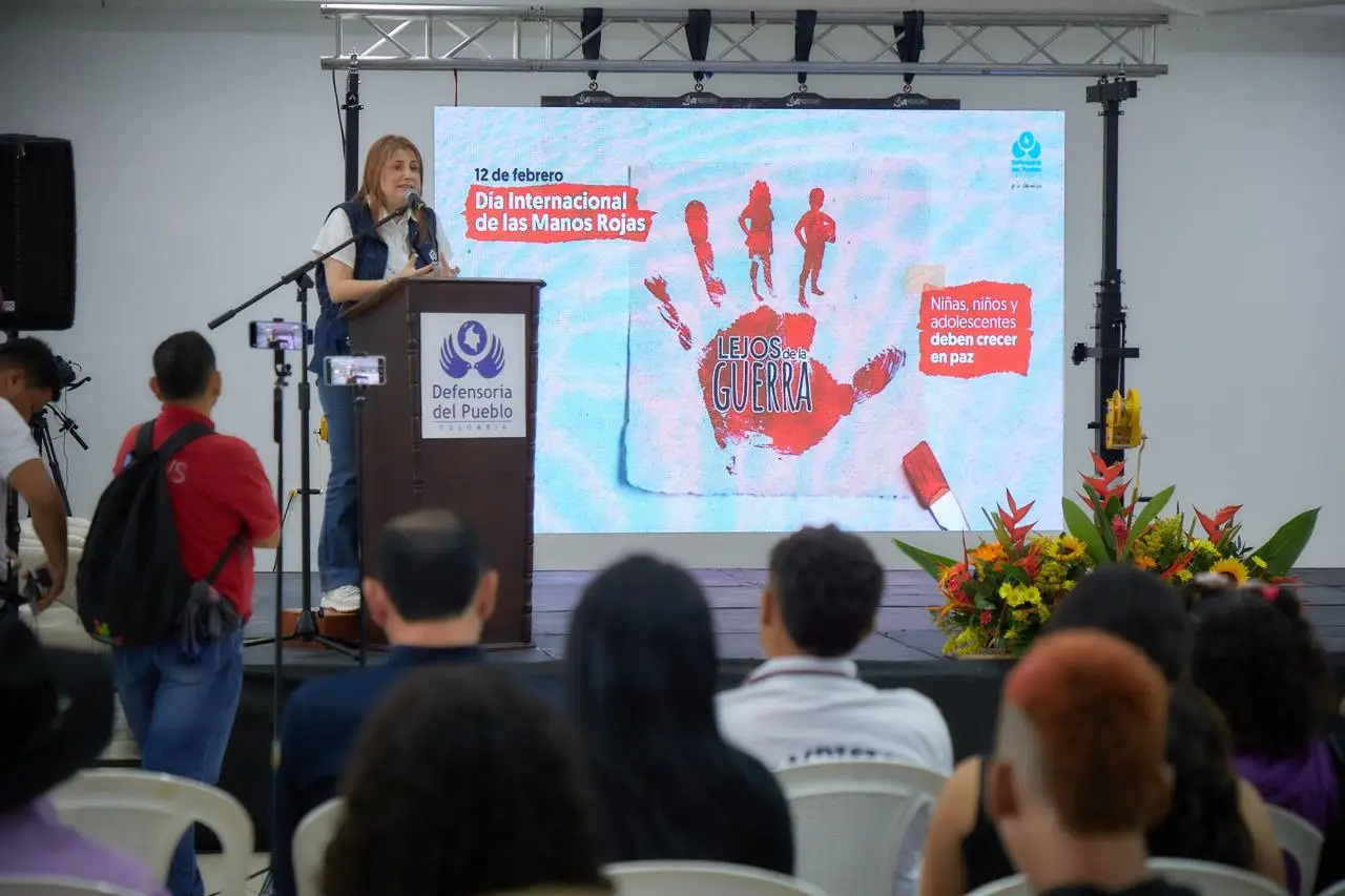 Defensora del Pueblo, estuvo en Arauca, pidiendo el cese de reclutamiento de menores de edad en grupos armados ilegales.