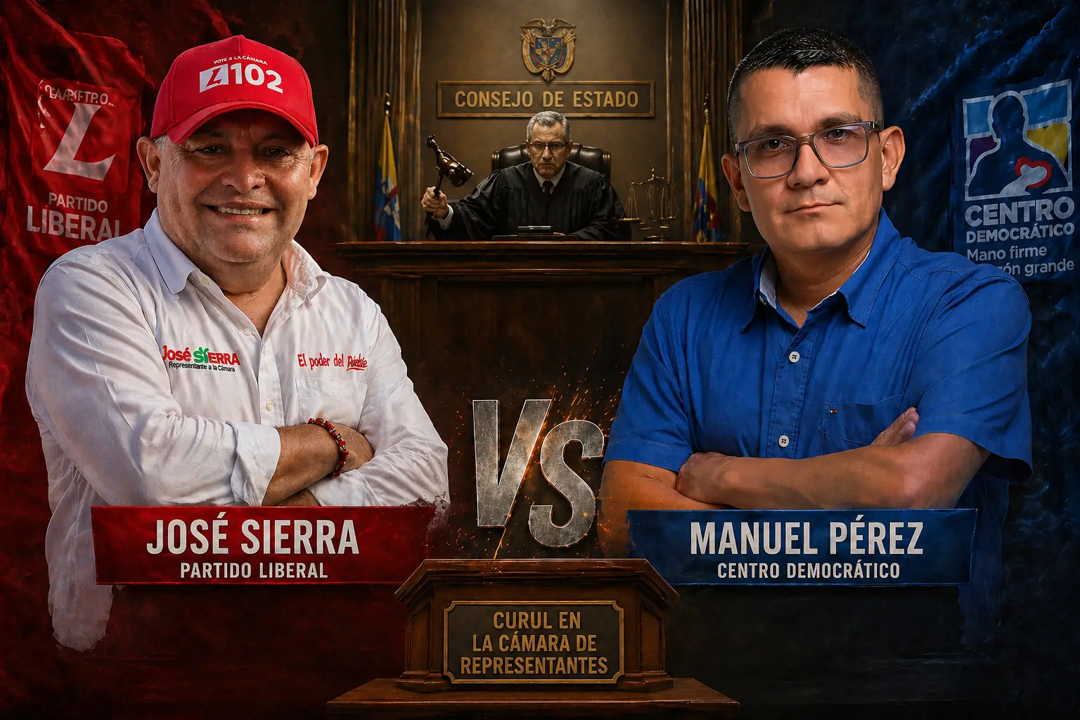 José Sierra y Manuel Pérez se enfrentan en por la curul en la Cámara de Representantes 