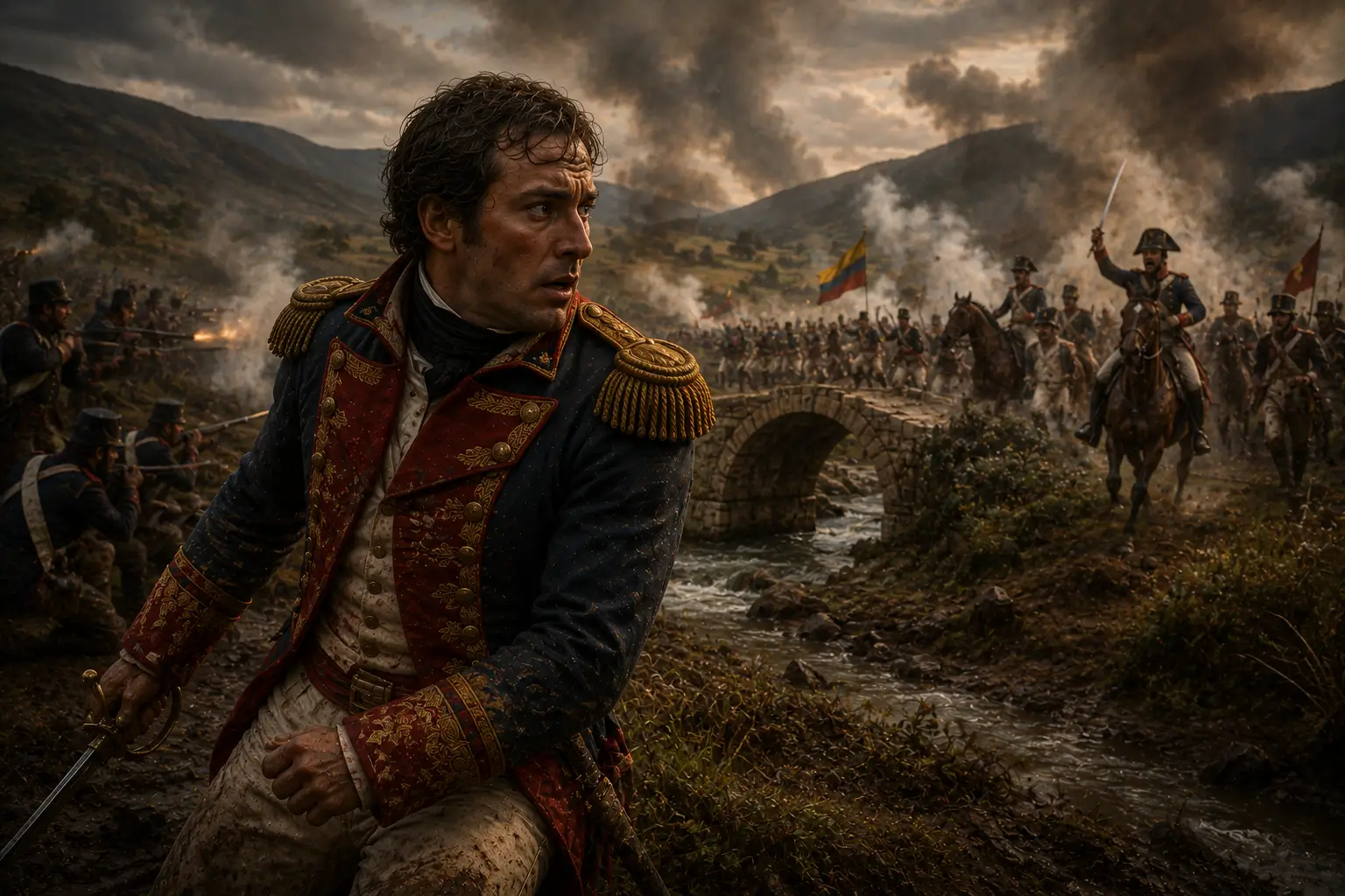 Se da cuenta de la trampa de los patriotas y pierde la Batalla de Boyacá