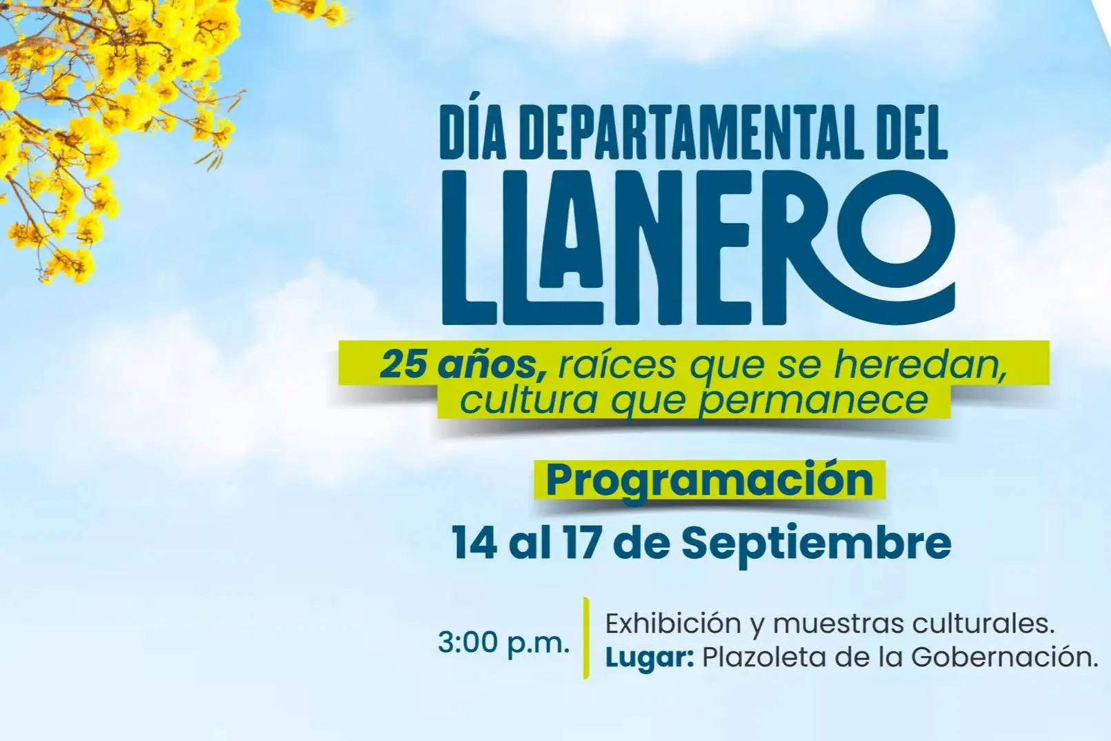 Desde el 17 de septiembre se inicia el Día del Llanero en Arauca