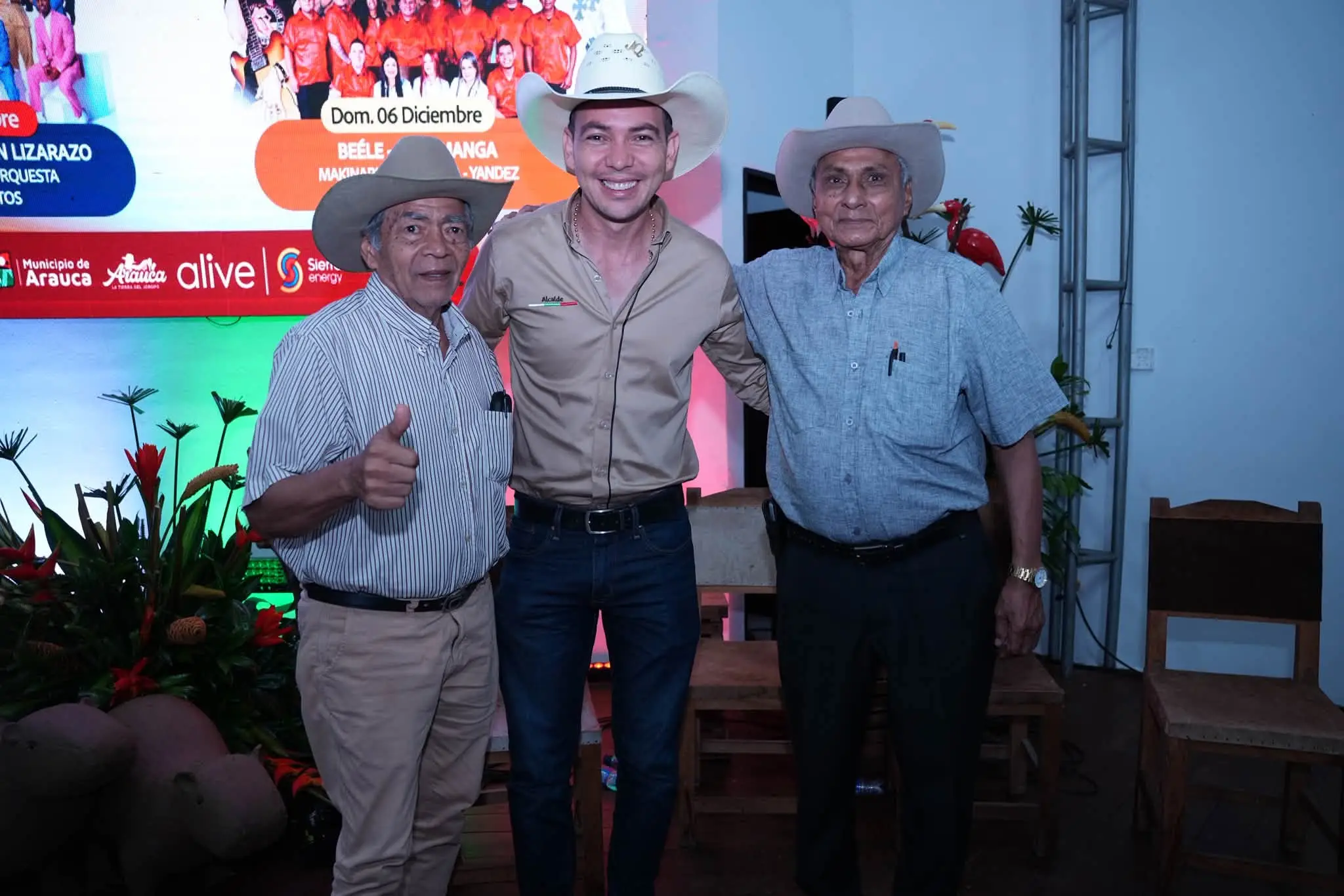 Parte de los homenajeados en estas fiestas patronales