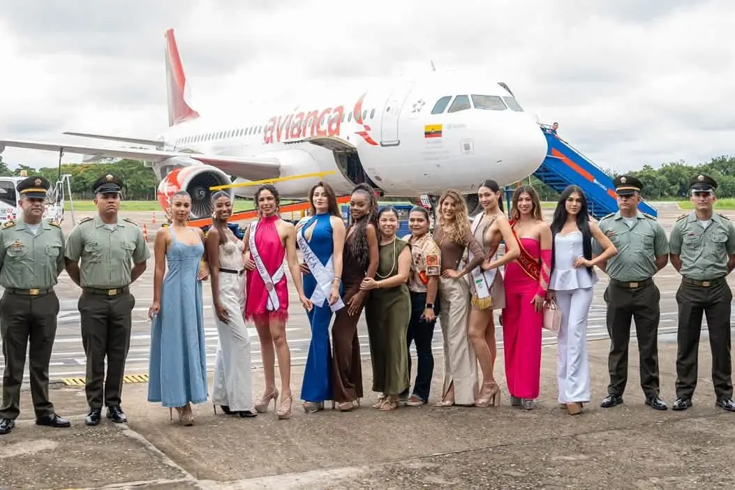 Llegaron a Arauca las candidatas al IX Reinado Nacional del Cacao.