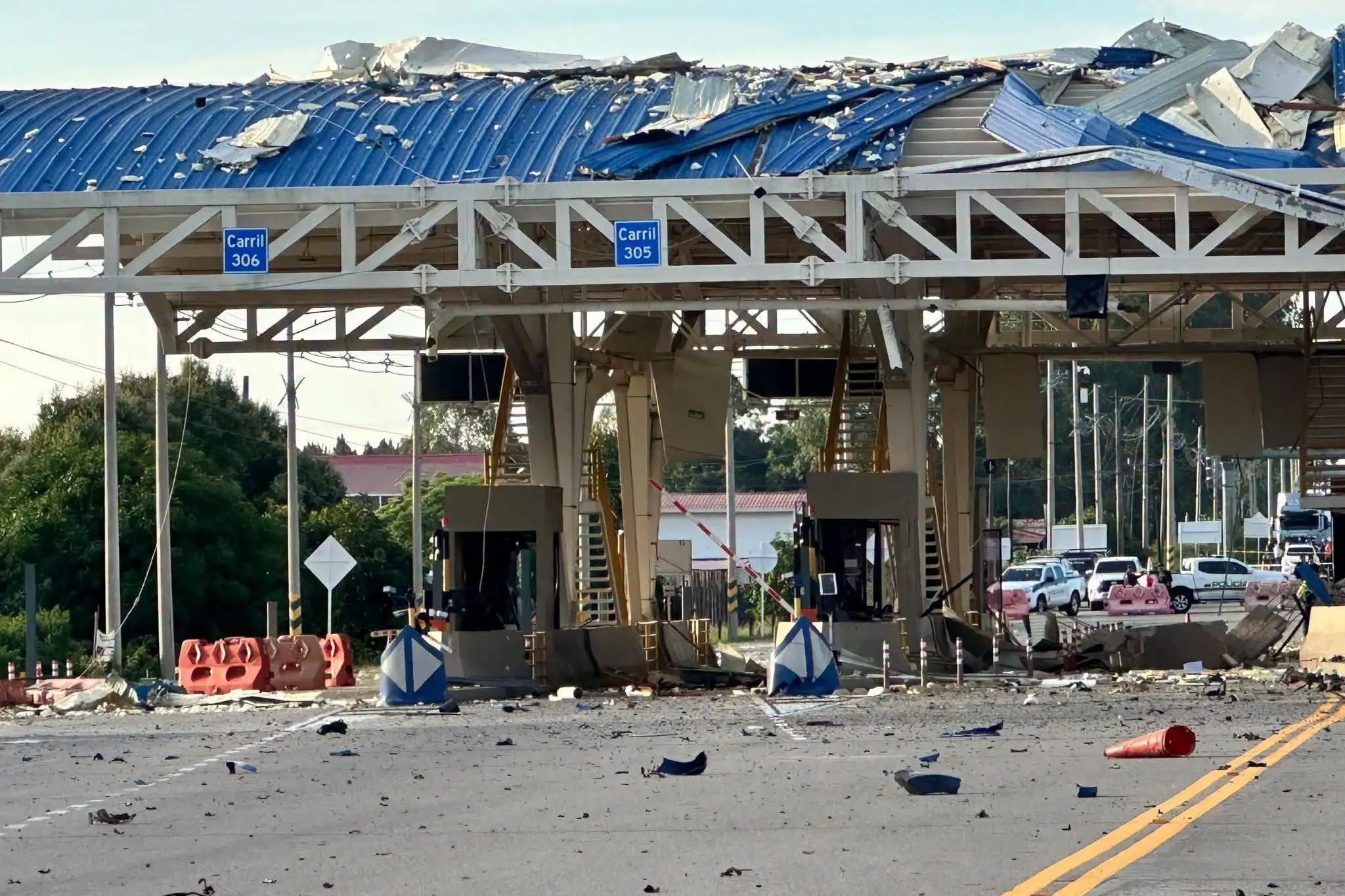Atentado con explosivos destruyó el peaje San Pedro en Villanueva, Casanare