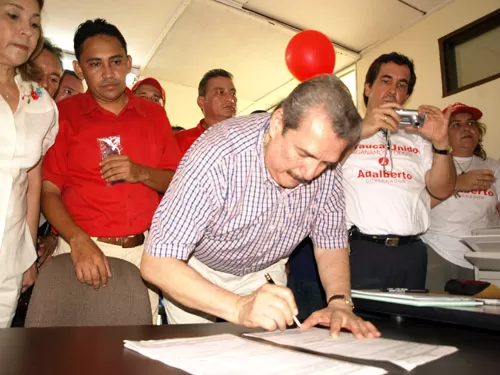 <p>Inscripci&oacute;n de Adalberto Jaimes Ochoa en la Registradur&iacute;a de Arauca.</p>