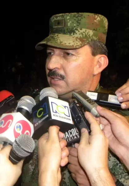 <p>Brigadier General Javier Fern&aacute;ndez Leal Comandante de la Octava Divisi&oacute;n del Ejercito Nacional, con sede en Yopal, Casanare.</p>