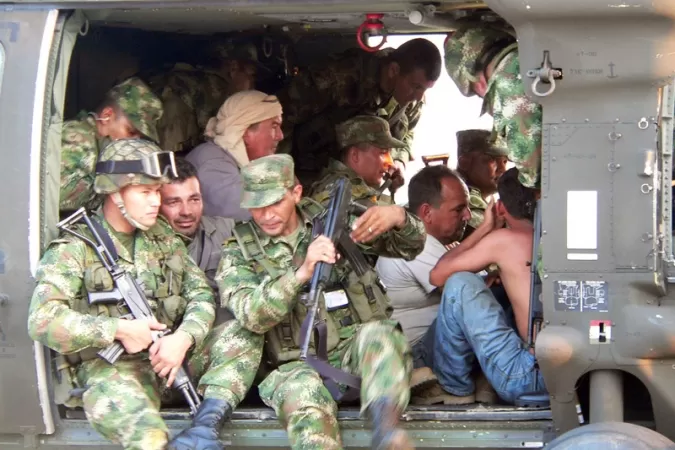 En la vereda Gaviotas de Arauquita fueron rescatados por el Ejército los 5 trabajadores de las subcontratistas Tuboscope y Tecnoriente que habían sido secuestrados por las  Farc.
