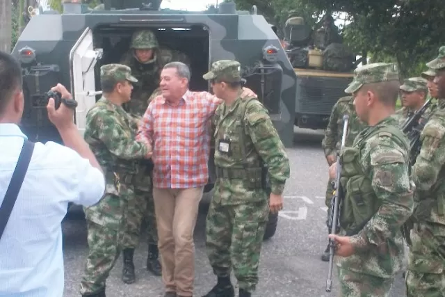 El Ejército rescató a Carlos Fernando Rodríguez Ramírez vereda Brisas de Bojaba de Saravena.