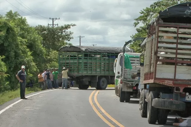 Los transportadores se vieron afectados por la protesta en defensa de las regalías que se realizó en Arauca.