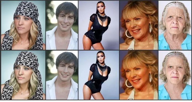 Muestra de fotos que han estudiado para desarrollar una herramienta para detectar si una fotografía ha sido retocada en photoshop u otro programa.