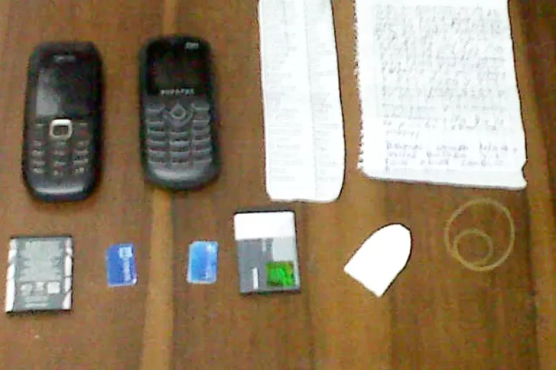 Elementos incautados en la operación cazador donde capturaron a  José Ernesto Galvis Suarez Alias “J.J o El Llorón”.