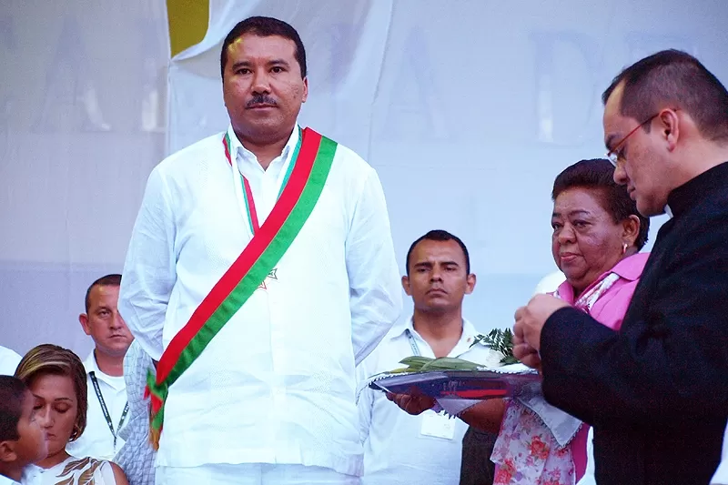 Facundo Castillo gobernador del departamento de Arauca.