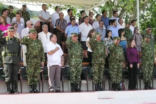 <p>Ceremonia de activaci&oacute;n de la Octava Divisi&oacute;n en Yopal, Casanare. Foto: D&eacute;cima Octava Brigada.</p>