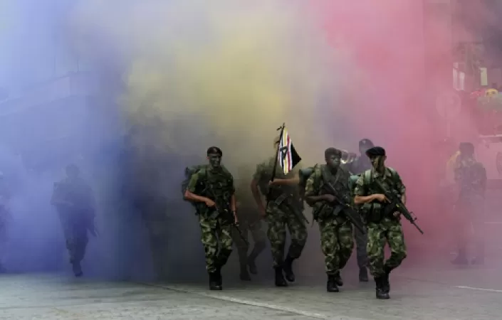 <p>Desfile militar de los 50 a&ntilde;os del meta.</p>