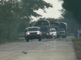 Con caravanas escoltadas por el Ejército, la Policía y el Das los transportadores del departamento de Arauca reiniciaron sus servicios a la comunidad araucana.