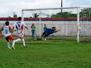 <p>El primer gol de los araucanos.</p>