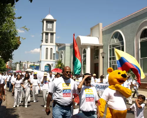 Arauca marchó contra el secuestro y las Farc.