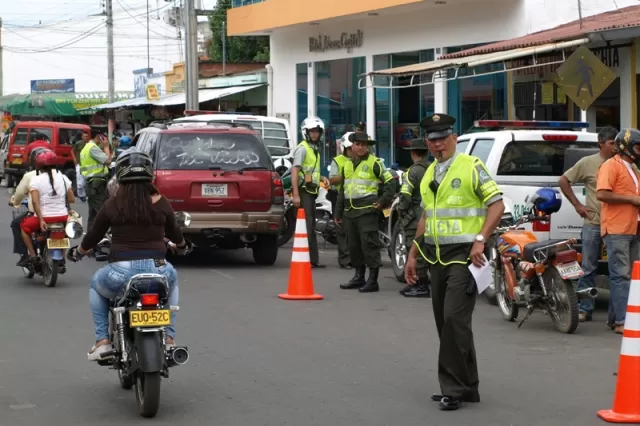 Actividad realizada en el sector de la plaza de mercado de Arauca.