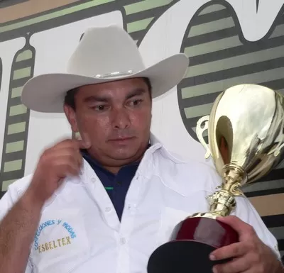 <p><em>Pablo Antonio Delgado Acua cuando fue campe&oacute;n del mundial de coleo en el a&ntilde;o 2006.</em></p>