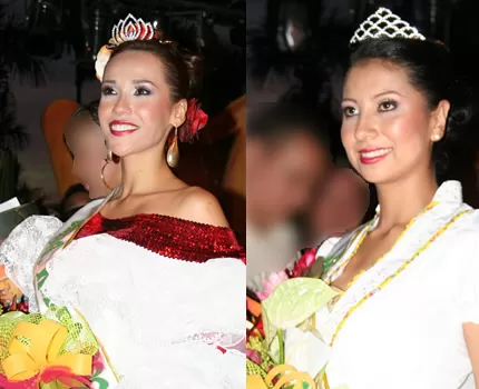 <p><em>Diana Milena Ortiz, Reina Nacional del Bambuco (der) y Eidy Viviana Forero, Reina Nacional del Folclor (izq).</em></p>