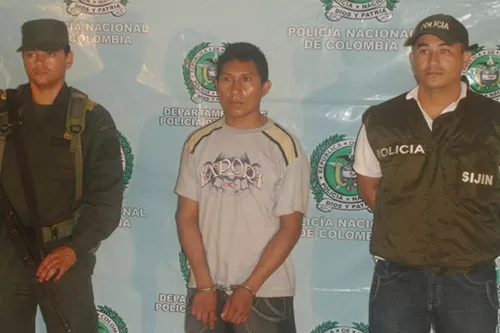 <p>V&iacute;ctor Hugo Ardila Nieves capturado por la Polic&iacute;a. Foto: Polic&iacute;a Nacional.</p>