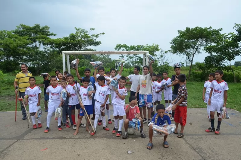 Los niños fueron beneficiados por La Cancillería y Coldeportes Arauca, que busca desarrollar alternativas de vida frente a espacios que son focos delincuencia de la ciudad.
