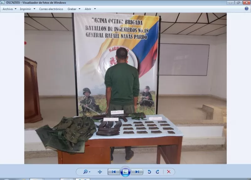 Alias Juan o Sebastian de las Farc se desmovilizó en Tame.