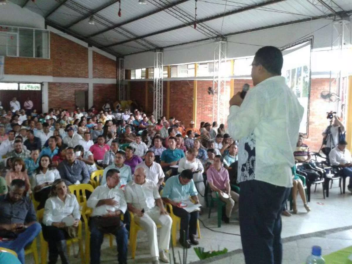 Rendición de cuentas del gobernador de Arauca, Facundo Castillo, en el municipio de Tame.
