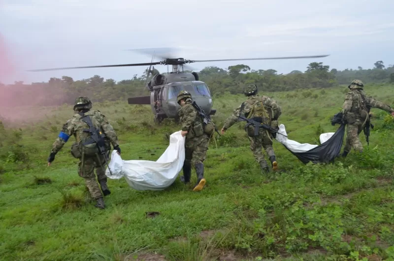 Cinco guerrilleros murieron en combates con el Ejército en el sector de La Lagrima en el municipio de Arauquita.