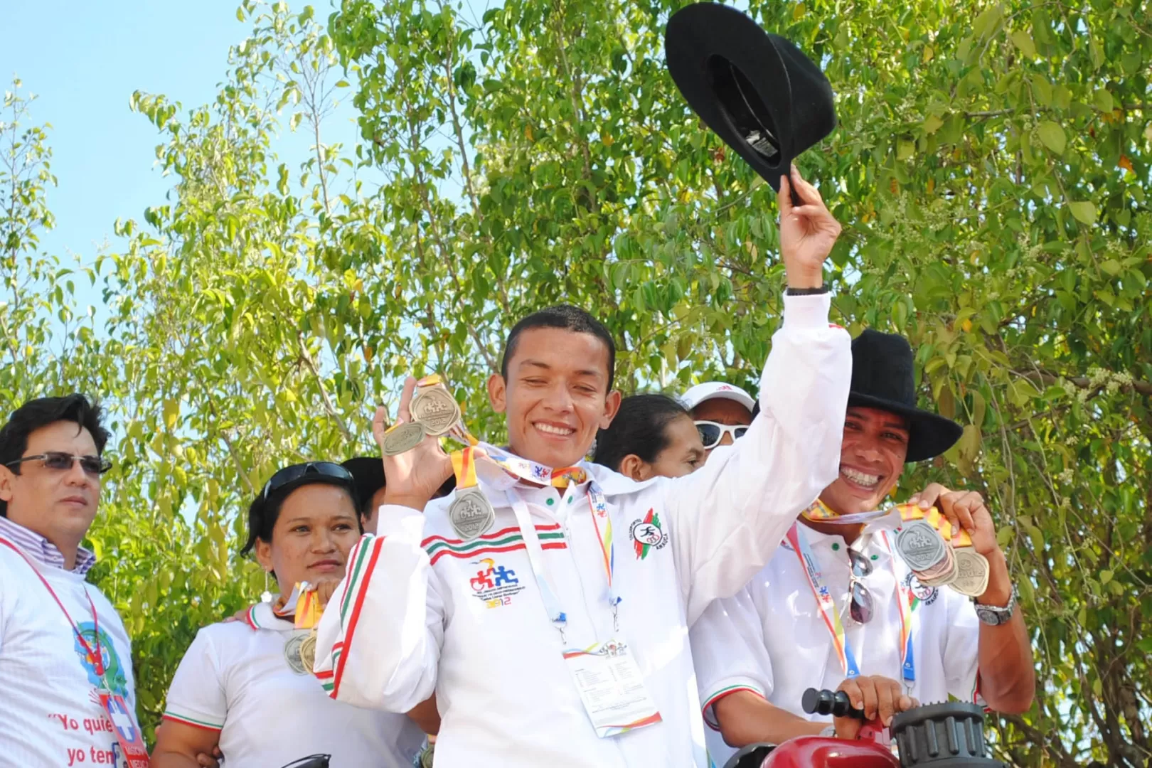 Atletas araucanos ganaron medallas para Colombia en en los Juegos Parasuramericanos 2014 realizados en Chile.