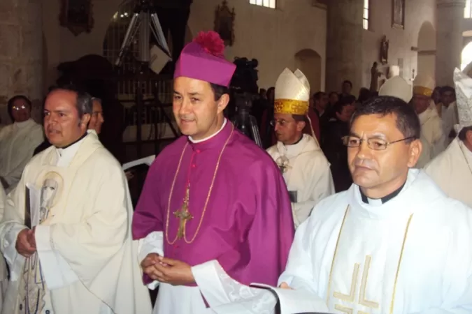 En Tunja fue ordenado el nuevo obispo de Arauca , el Padre Jaime Muñoz Pedroza. La ceremonia fue presidida por Monseñor Aldo Caballi, Nuncio Apostólico. Foto: Meridiano 70.