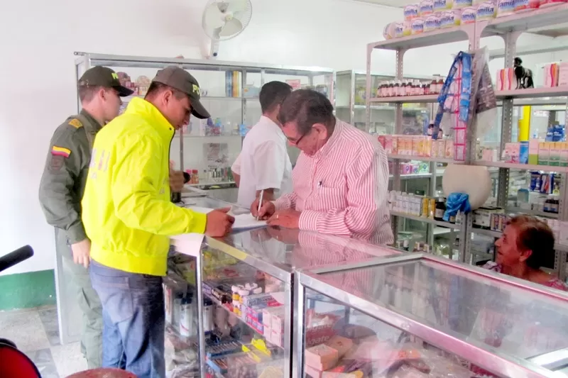 Los medicamentos incautados en Arauca por la Policía en varias droguerías y centro naturalistas estaban vencidos y con inconsistencias en los registros INVIMA.