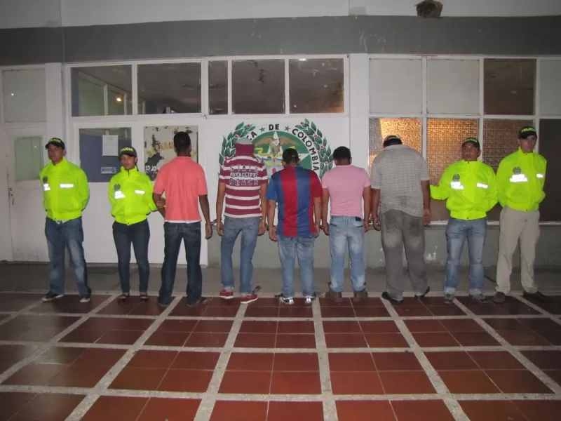 La Policía Nacional capturó a una banda delincuencial que se dedicaba al robo en residencias en el municipio de Arauca.