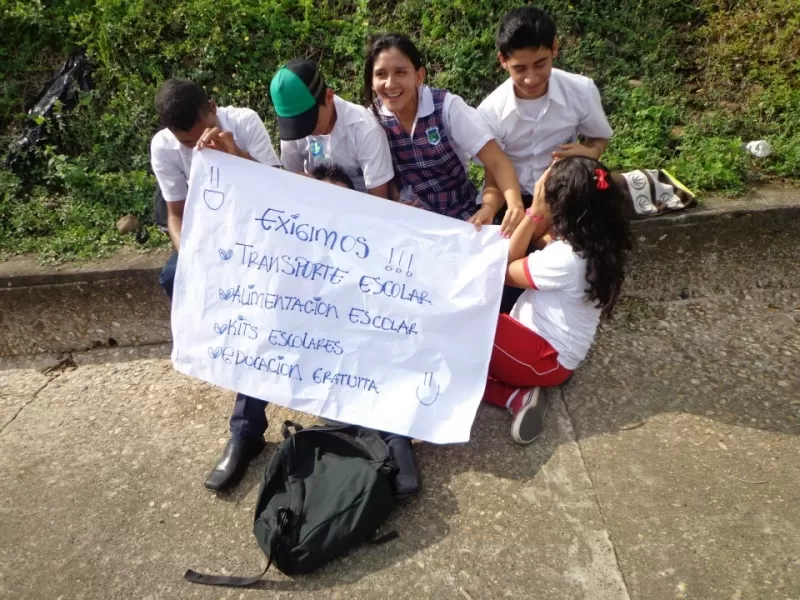 Que la gratuidad en la educación sea una realidad es una de las exigencias del estudiantado de Arauca.