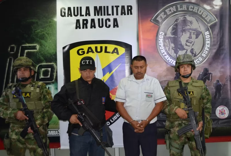 Alias el taxista fue capturado en el municipio de Saravena en una operación realizada por el Gaula y el CTI.