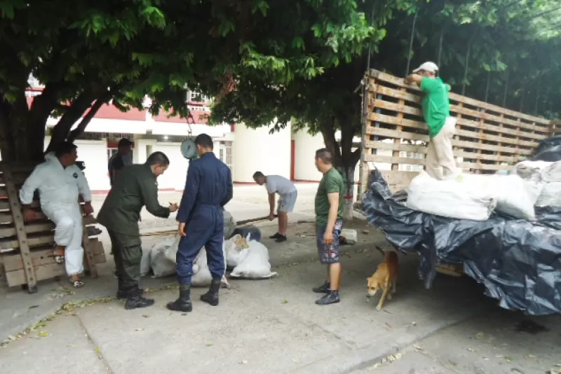 3891 kilos de carne de chigüiro incautados en Tame, fueron entregados a Corporinoquia.