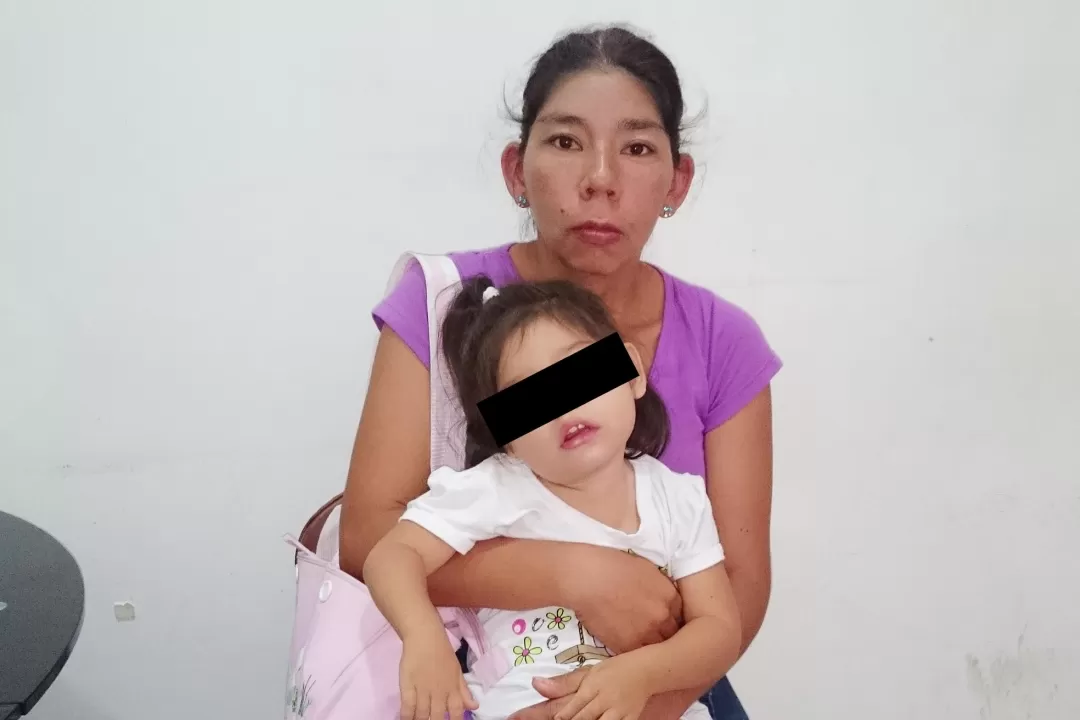 Denuncian que niña que sufre de microcefalia, no le prestan el servicio de terapia en Yopal, Casanare.