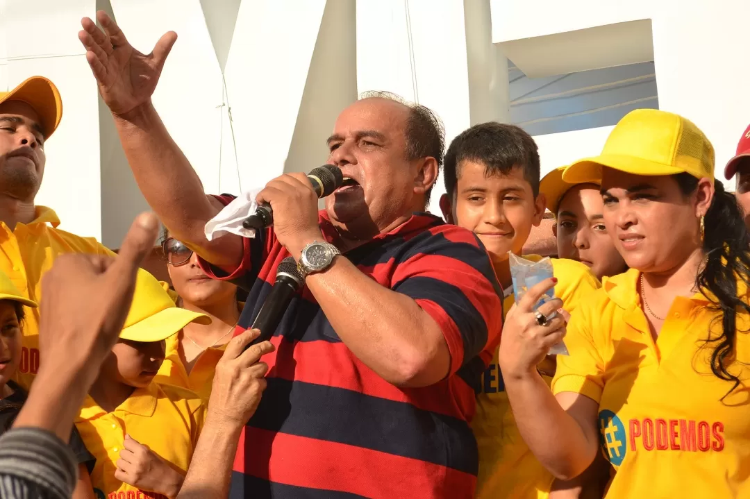 Benjamín Socadagüi Cermeño, candidato a la alcaldía de Arauca, para el período 2016 - 2019, por el partido Cambio Radical.