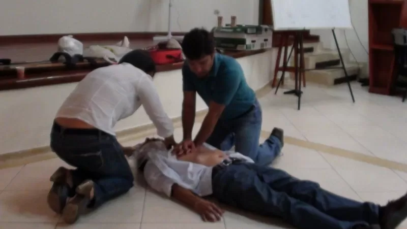 Funcionarios de Corporinoquia se capacitaron para sortear emergencias en sus sedes.