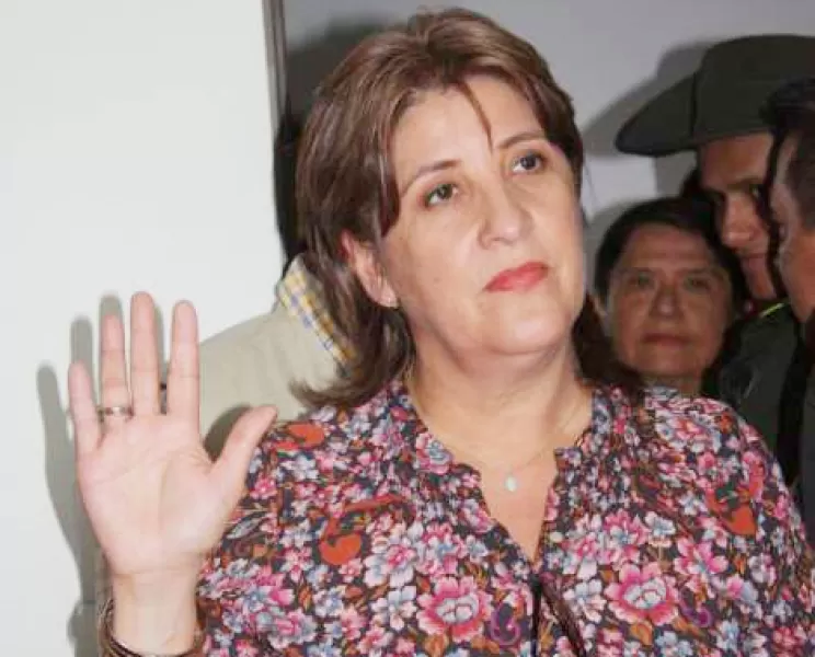 Julieta Gómez de Cortés asesora del Ministerio del Interior, es la nueva gobernadora de Casanare luego de la destitución Nelson Mariño por contratación irregular de almuerzos para niños.