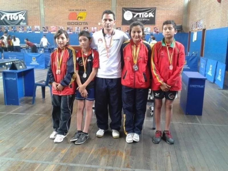 Puesto 9 a nivel nacional categoría preinfantil, segundo de izquierda a derecha.
