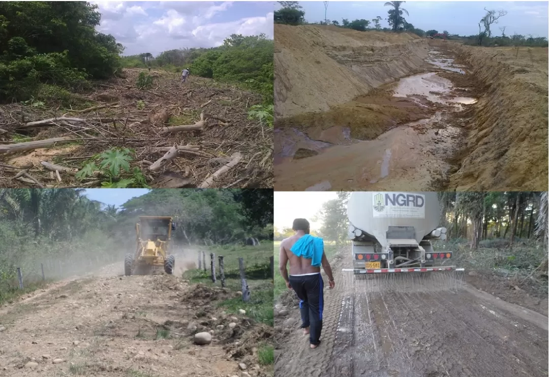 Obras de mitigación para la reducción del riesgo ante la temporada de lluvias en el Departamento de Casanare.