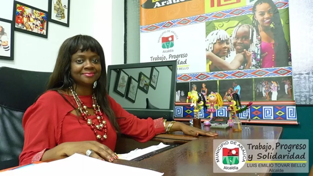 Licenia Elidys Agualimpia Gomez, Coordinadora de asuntos étnicos de Arauca.