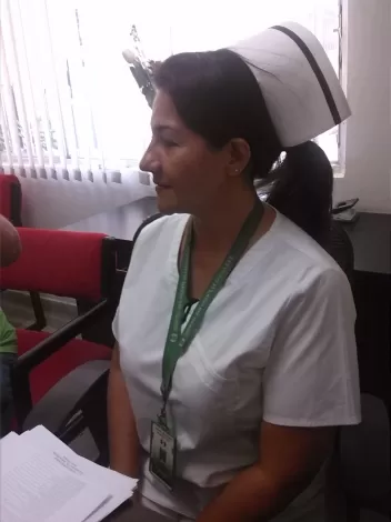 La enfermera jefe, Maribel Cantor Chávez, fue nombrada nueva Directora encargada del Hospital San Vicente de Arauca.